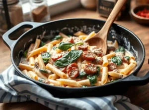 creamy sausage pasta