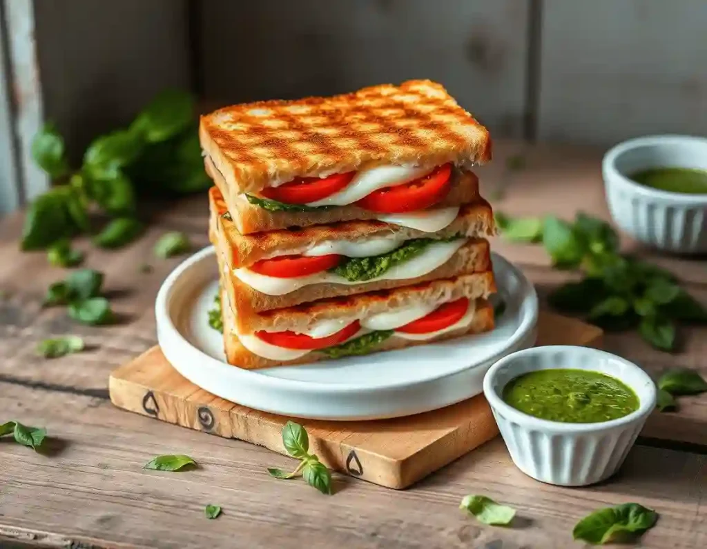 grilled mozzarella sandwich